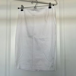 White ASOS pencil skirt. Size US 4. Not lined.